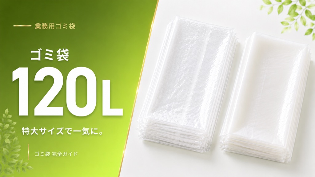 業務用ゴミ袋 120L 透明・半透明