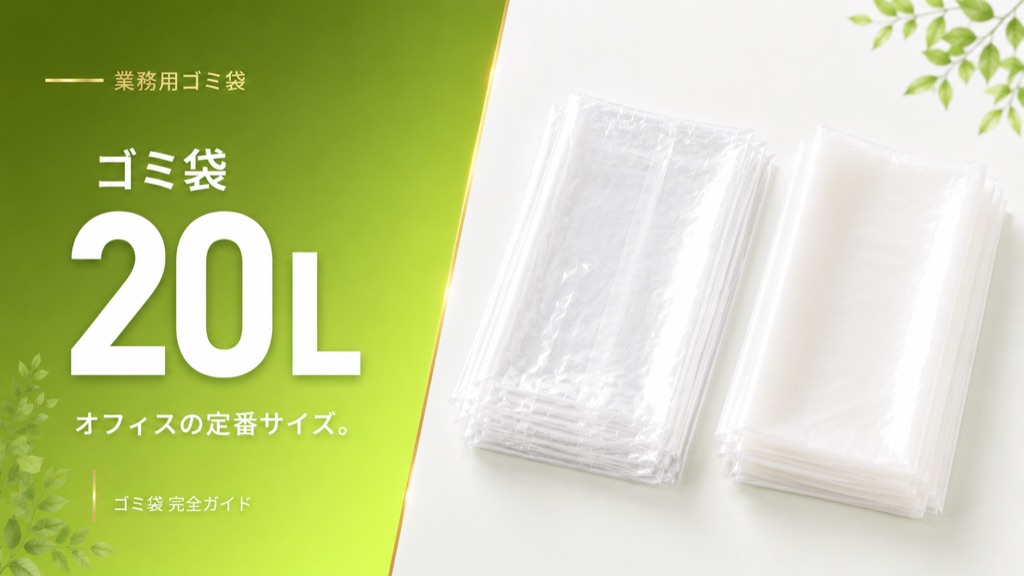 業務用ゴミ袋 20L 透明・半透明