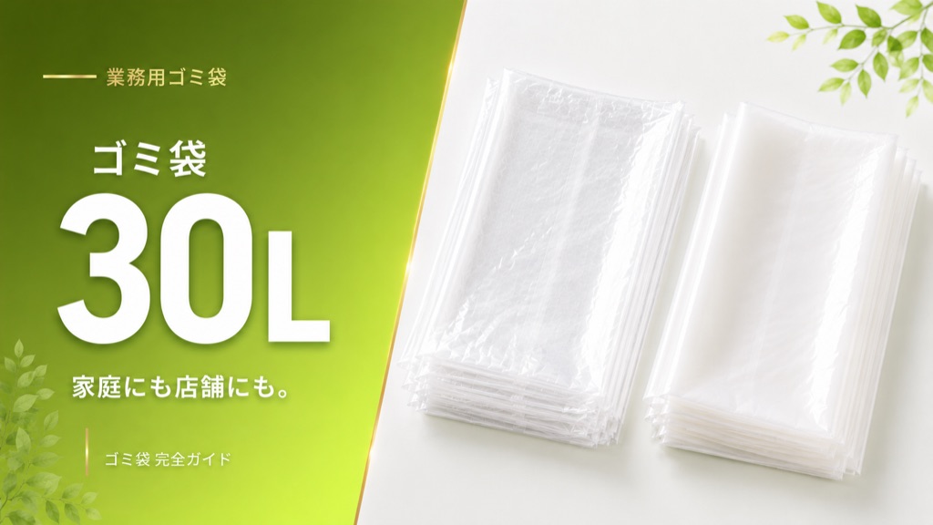 業務用ゴミ袋 30L 透明・半透明
