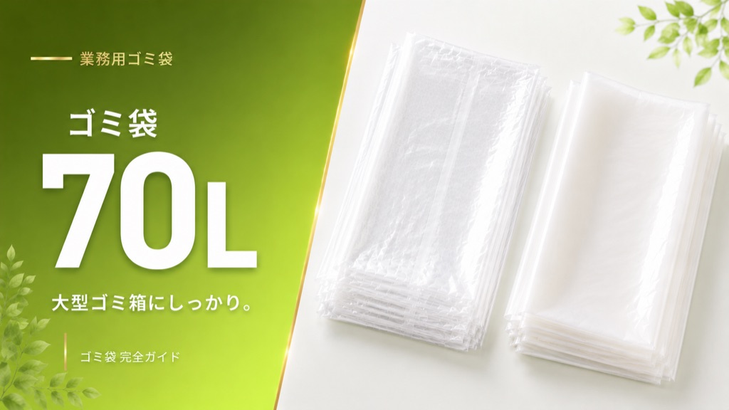業務用ゴミ袋 70L 透明・半透明