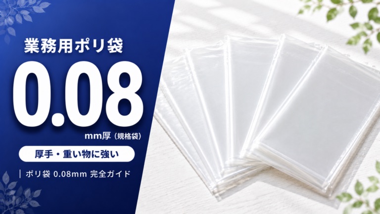 0.08mm 業務用ポリ袋